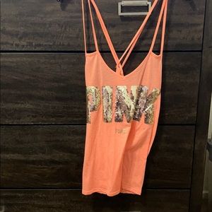 Pink tank top